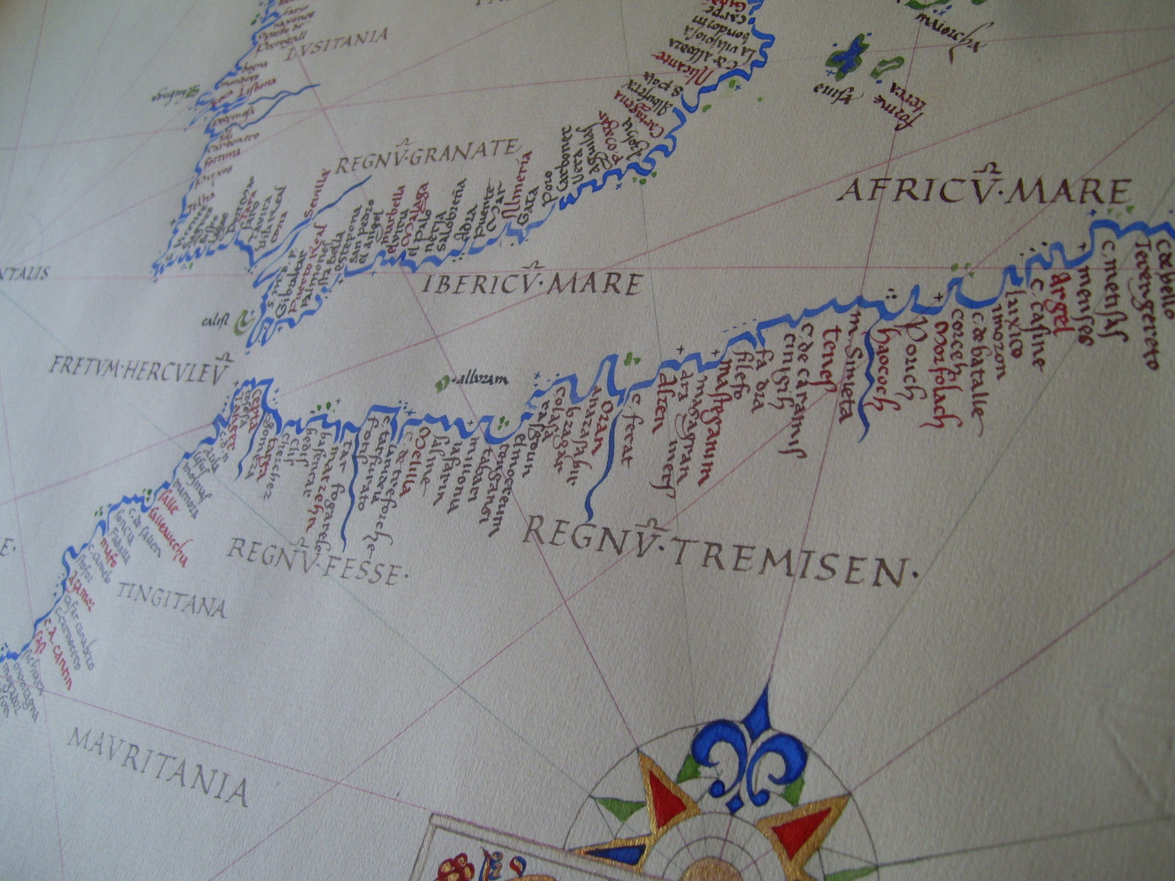 Mapas caligráficos en la BNE